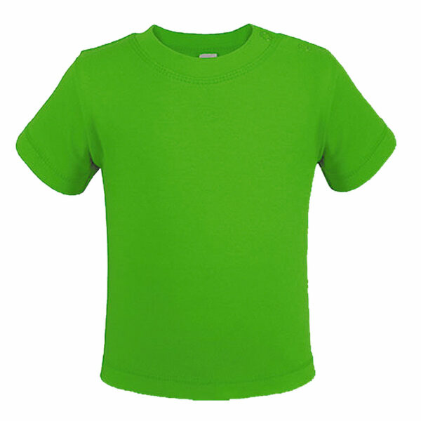X954 BabyT Shirt kurzarm Bio Baumwolle limegreen