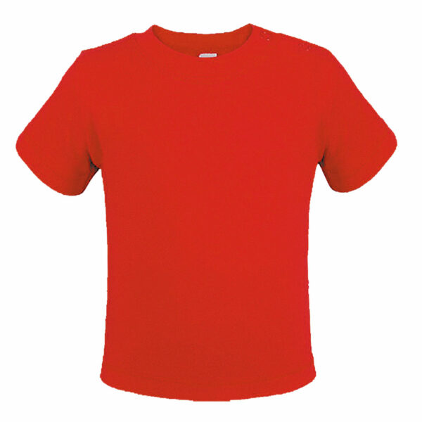 X954 BabyT Shirt kurzarm Bio Baumwolle red