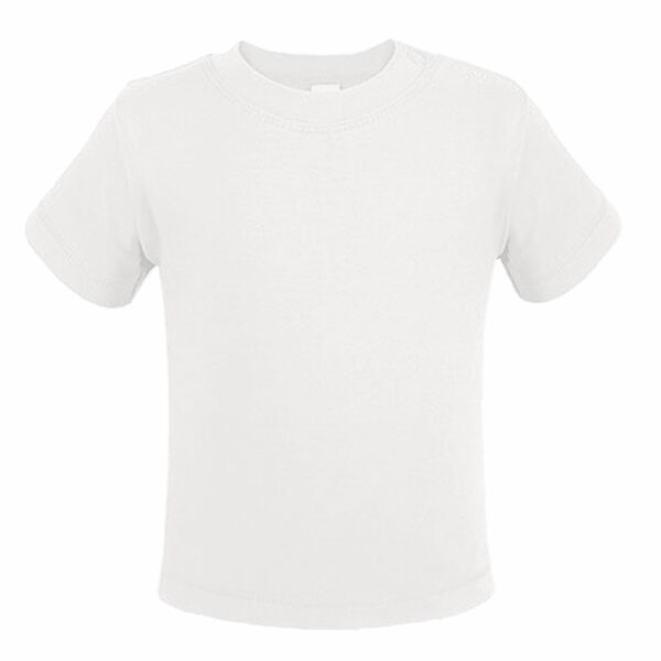X954 BabyT Shirt kurzarm Bio Baumwolle white