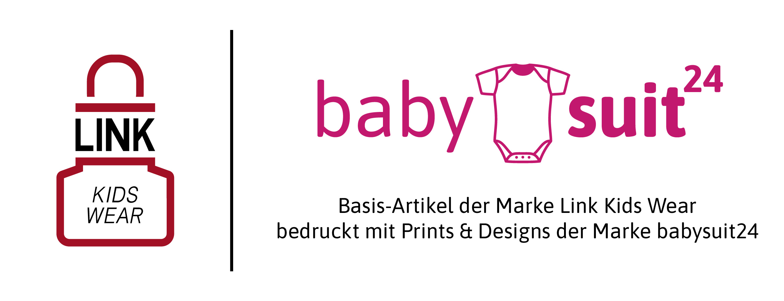 Link Kids Wear babysuit24 Marken Logo Banner Kombination